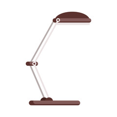 desk lamp device isolated icon