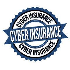Cyber insurance label or sticker