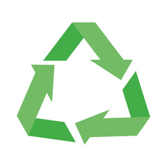 arrows recycle symbol ecology icon