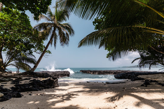 Hidden Exotic Beach in São Tomé e Príncipe Africa