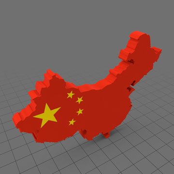 China map outline