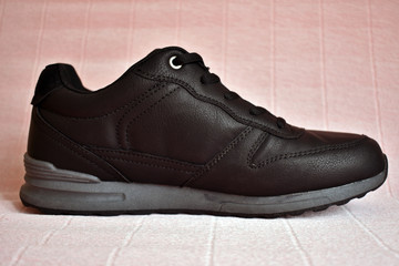 mens shoes on white background