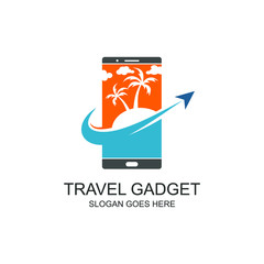 Travel and gadget logo design