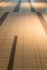 東京都渋谷区のオフィスビルのエントランスホールの床