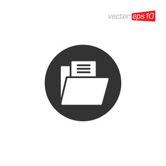 Manager File Icon Symbol Design Vector