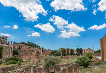 Fototapeta na wymiar Rome, Italy. The Roman Forum.