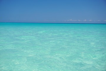 clear turquoise water of the sea