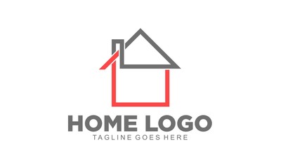 Home property simple modern vector logo