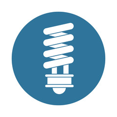 ecology bulb light energy icon