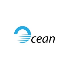 Ocean logo vector icon design