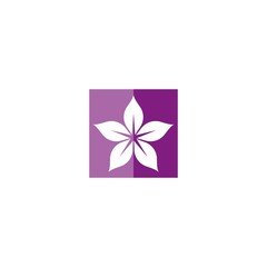 Flower logo vector icon design