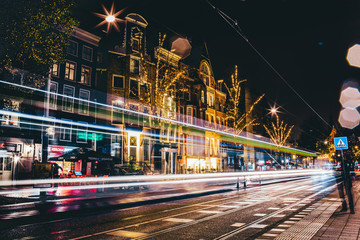 Fototapeta na wymiar Amsterdam at night
