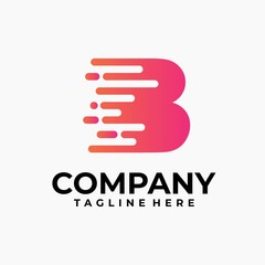 initial letter b logo design vector inspiration