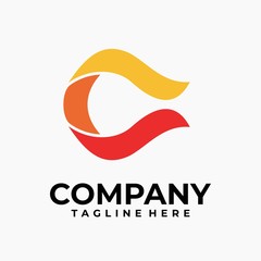 initial letter c logo design vector inspiration