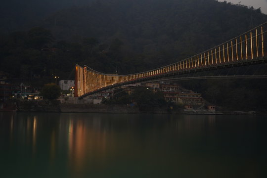 Ram Jhula This long famous pedestrian suspension bridge crossing the Ganges River offers scenic views