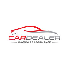 Automotive, Car Showroom, Car Dealer Logo Vector