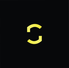 Outstanding professional elegant trendy awesome artistic black and gold color G S GS SG initial based Alphabet icon logo.