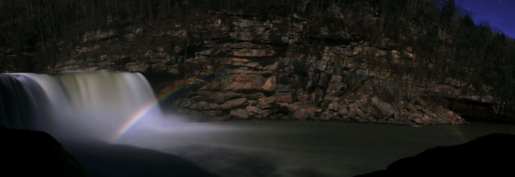 The Moonbow of The Cumberland Falls, Kentucky