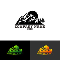 Mountain Logo Business Template Vector Design with high resolution