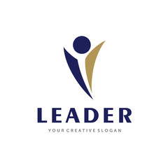 Leadership logo, Success logo, and Education Logo Vector