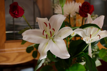 Lilly in a Valentine Bouquet