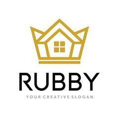 King Real Estate and Home King Logo Vector