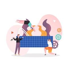 Swimming pool vector concept for web banner, website page