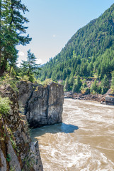 Majestic mountain river in Vancouver, Canada.