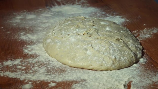 rising yeast dough fold bruscetta