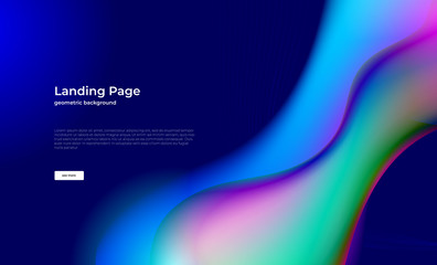 Fluid and liquid colorful abstract background for you landing page or wallpaper