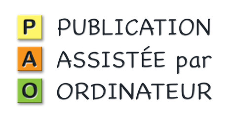 PAO initials in colored 3d cubes with meaning