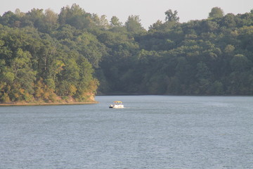 boat on the lake