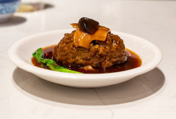 Traditional Beijing cuisine, copper pot boiled mutton