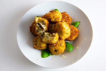 Deep Fried Risotto Balls