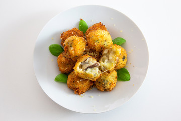 Deep Fried Risotto Balls