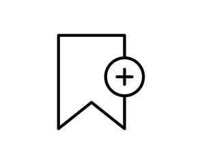 Bookmark line icon