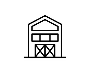 Building line icon