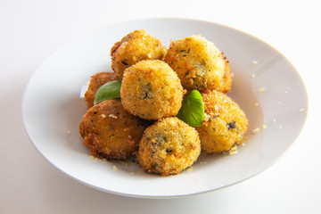 Deep Fried Risotto Balls