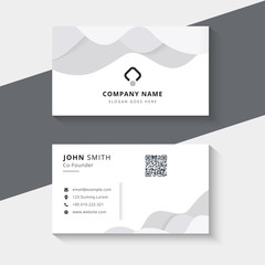 Fototapeta premium Corporate business card template design - Vector Illustration