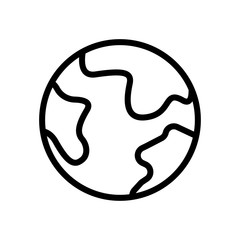 globe icon collection, trendy style