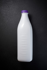 Milk plastic bottle