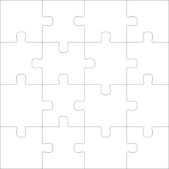 Puzzle mit 16 Teilen