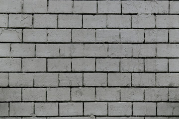 gray rough painted brick wall abstract background