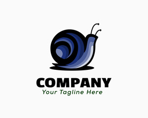 modern Snail drawing art logo design inspiration