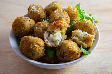 Deep Fried Risotto Balls