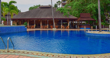  A swimming pool Beautiful seaside And the resting area