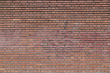 red rough brick wall abstract background
