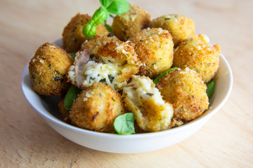 Deep Fried Risotto Balls