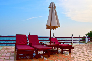  A swimming pool Beautiful seaside And the resting area
