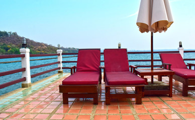  A swimming pool Beautiful seaside And the resting area